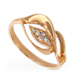 Кольцо из белого золота  с бриллиантом